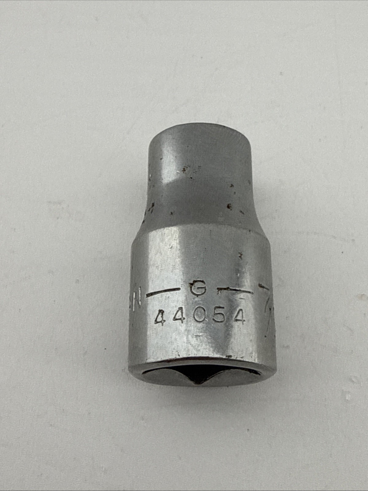 Craftsman Vintage 7/16 in 6 Point 1/2 Drive Shallow Socket G44054 USA