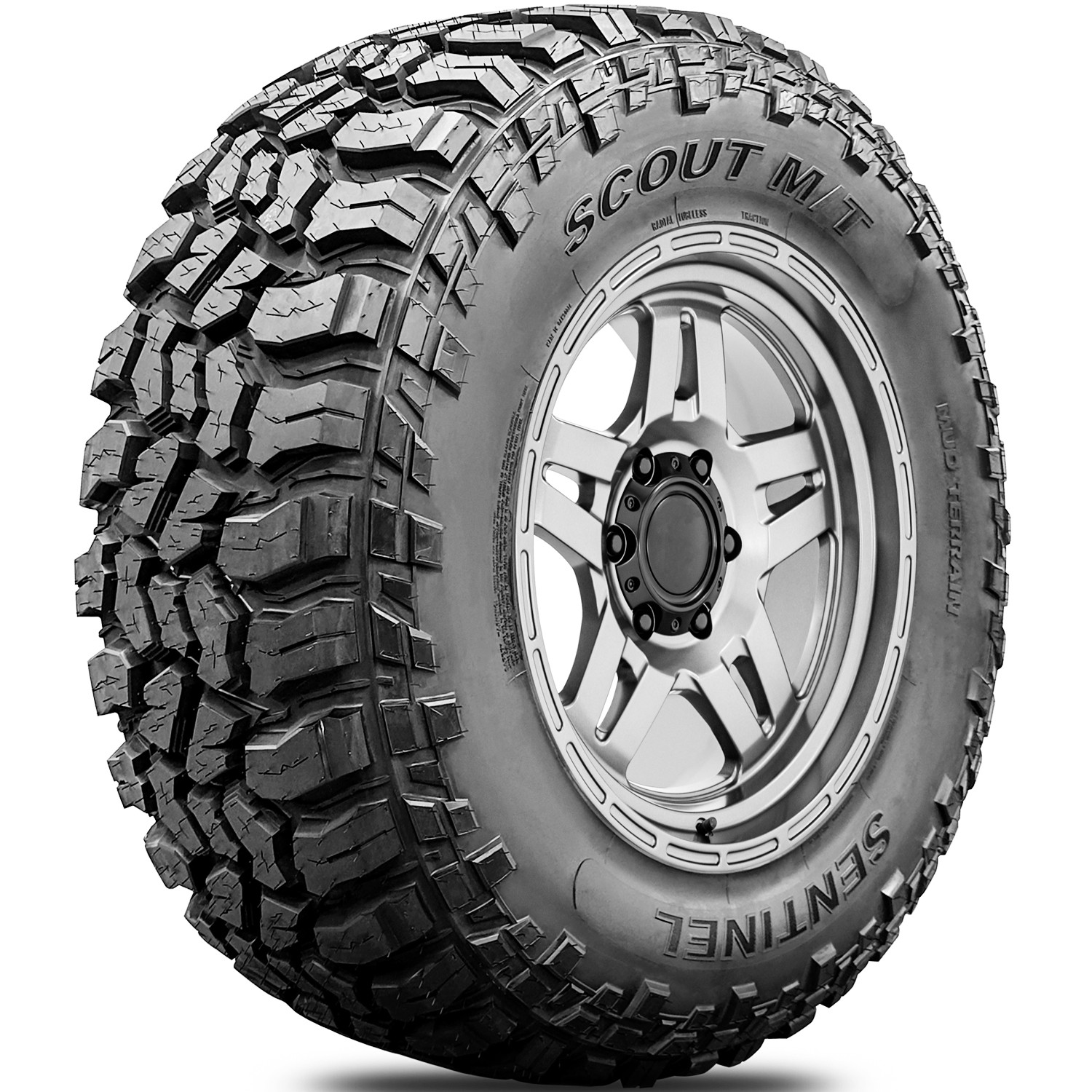 Sentinel Scout MT 35X12.50R18 123Q E 10 Ply Light Truck Mud Tire