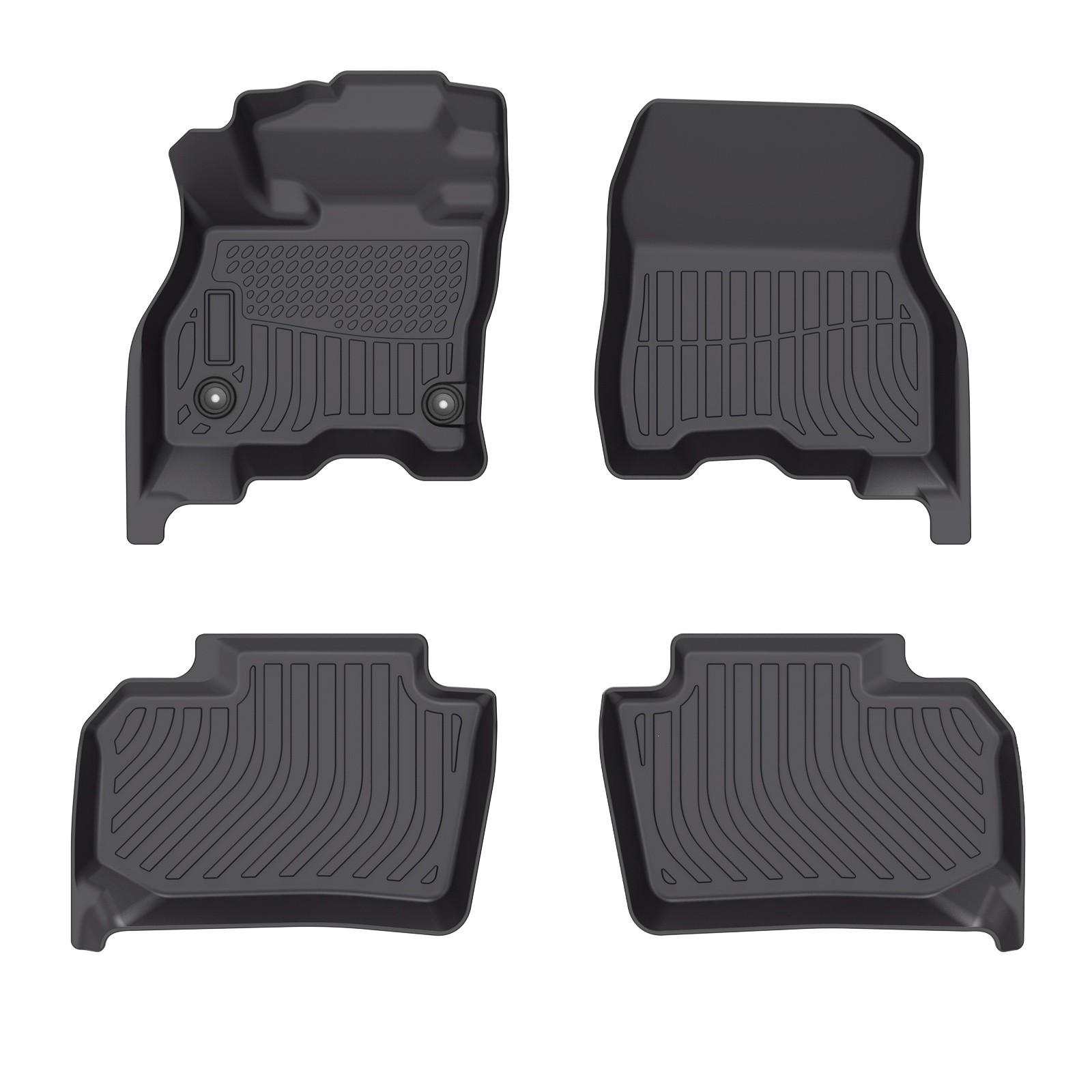 All Weather 3D TPE Car Floor Mats For Nissan Leaf 2018-2024