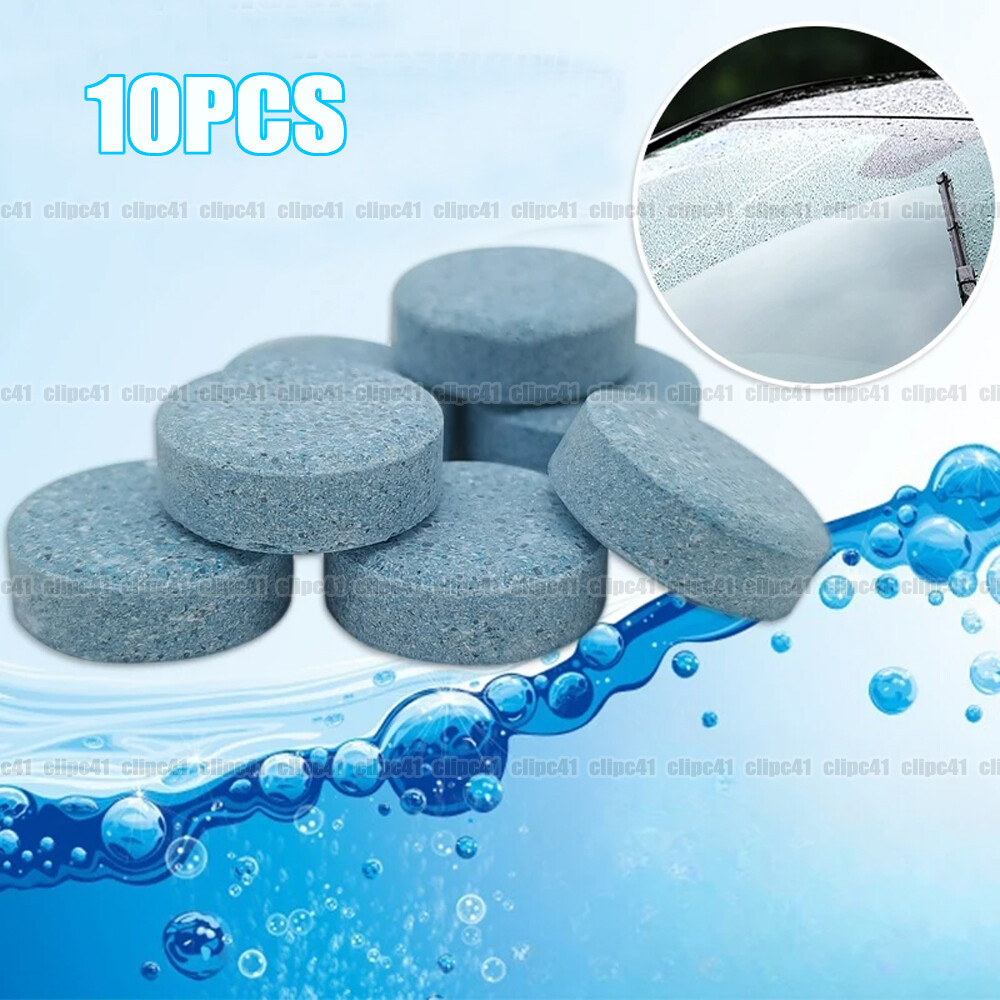 10Pcs Auto Car Windshield Washer Cleaning Solid Effervescent Tablets Accessories