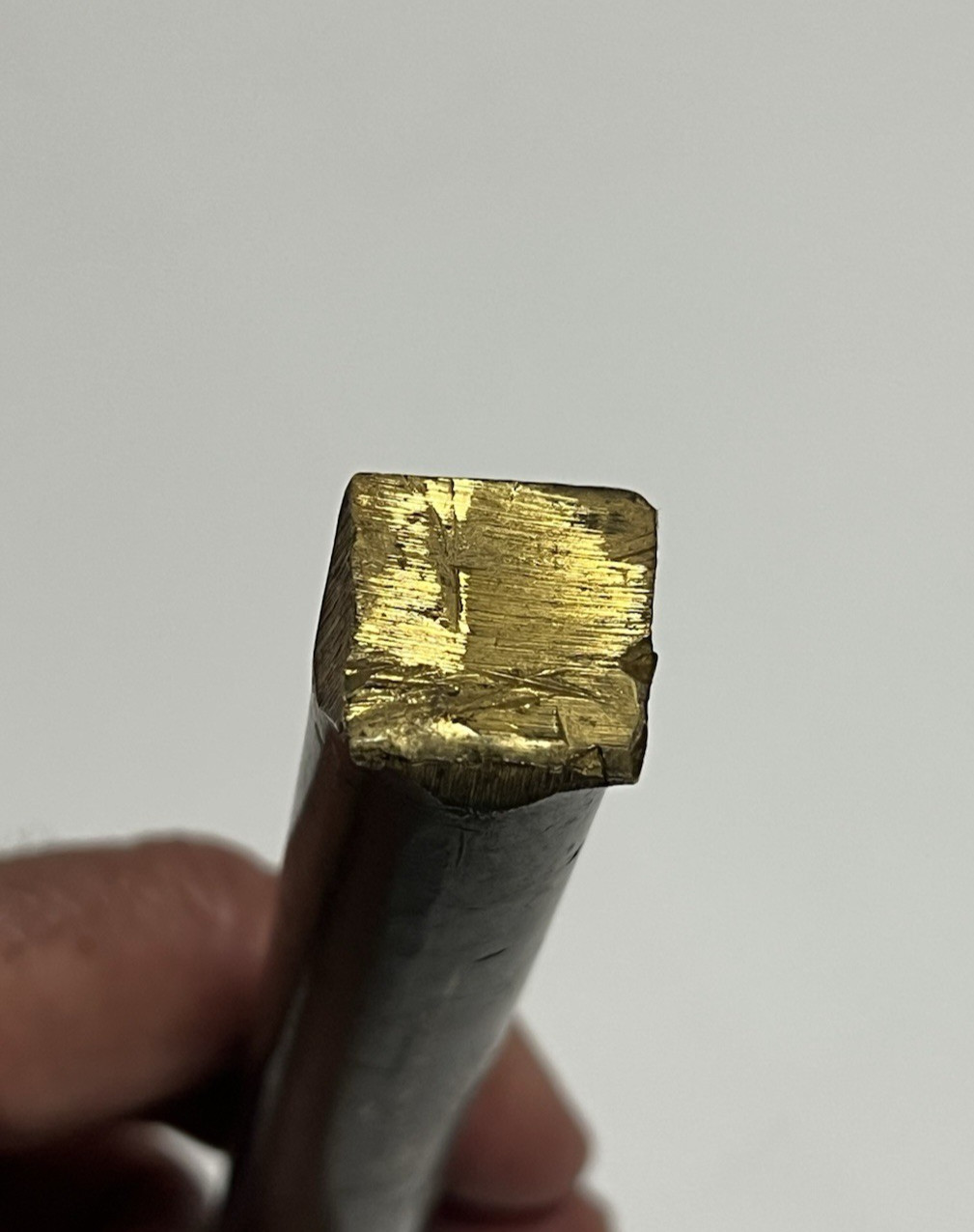Brass Bronze Drift Punch 3/4 Round Shank Square Tip 6-1/2″ Long No Spark