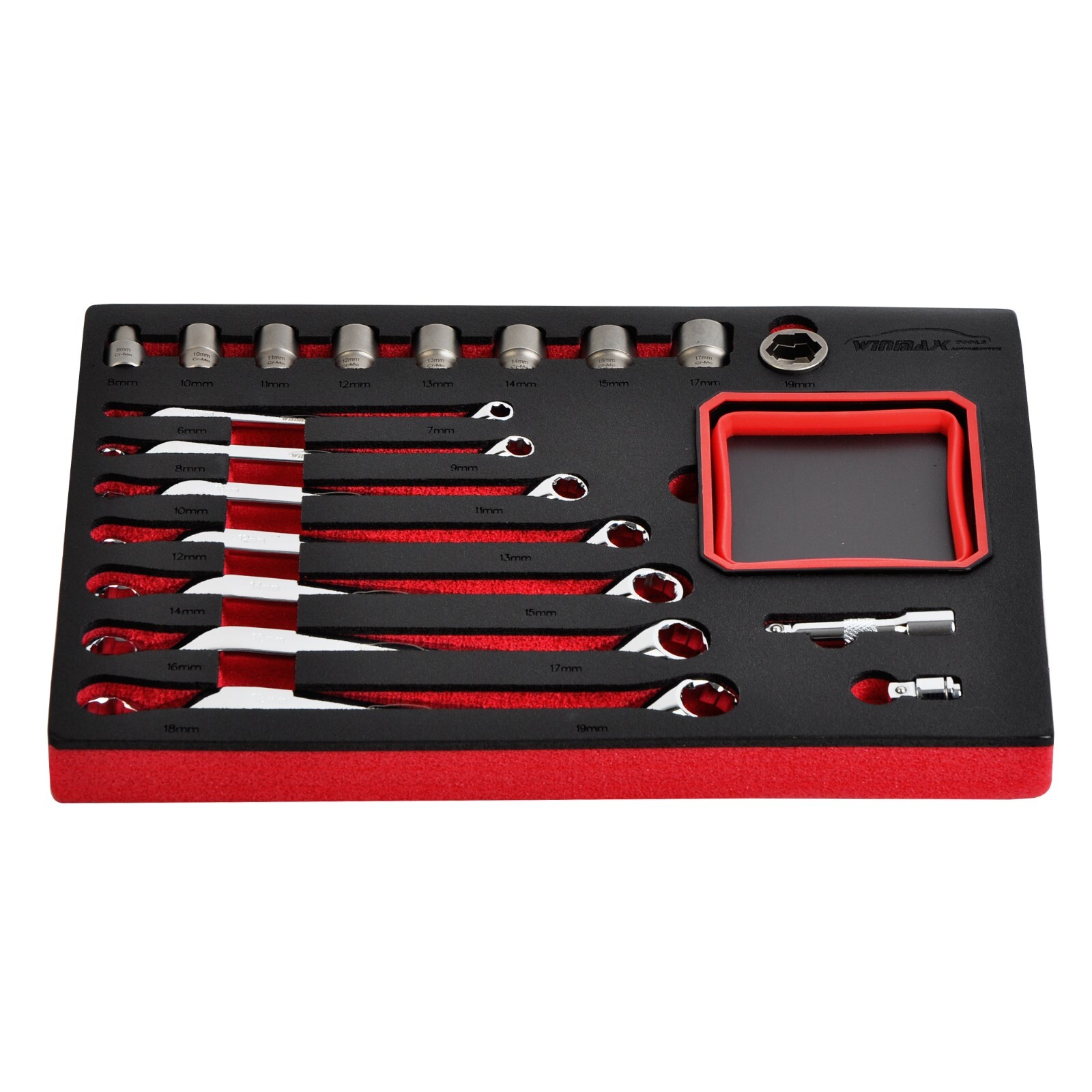 Nut & Bolt Extractor Set 6 – 17 mm Offset Wrenches and 10 – 19 mm Sockets Set