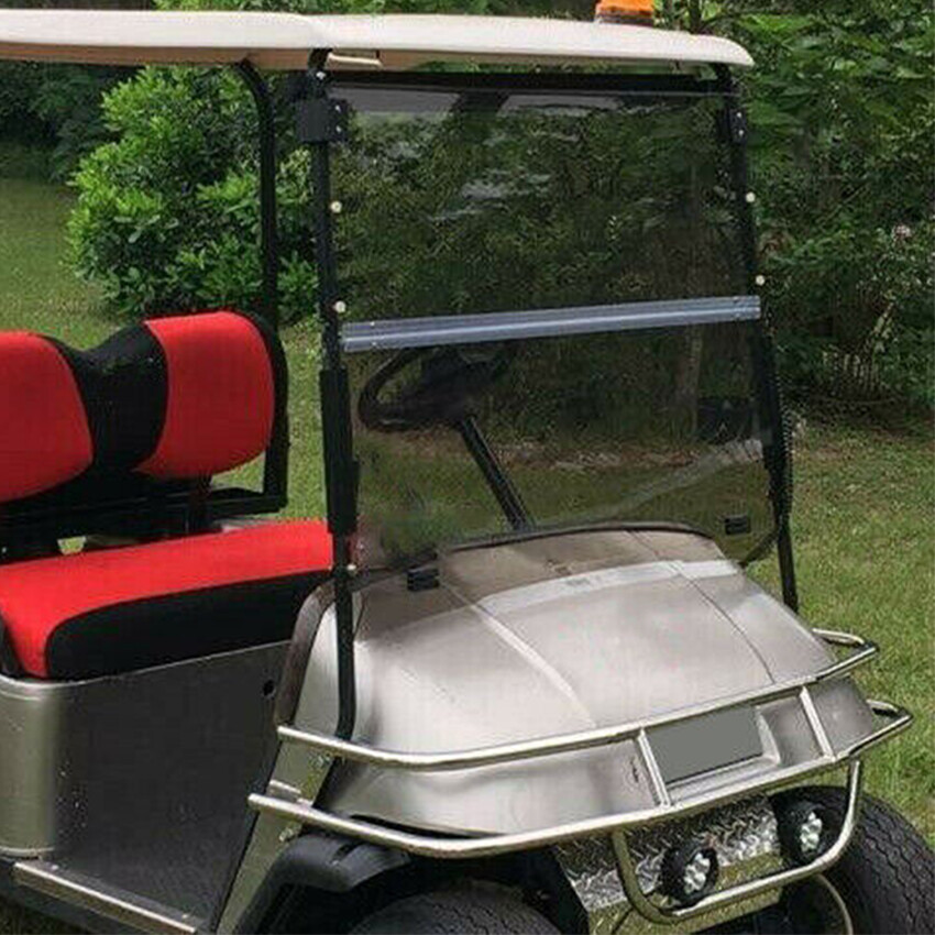 Golf Cart Fold Down Tinted Windshield Windscreen For EZGO TXT 1994-2013 2014