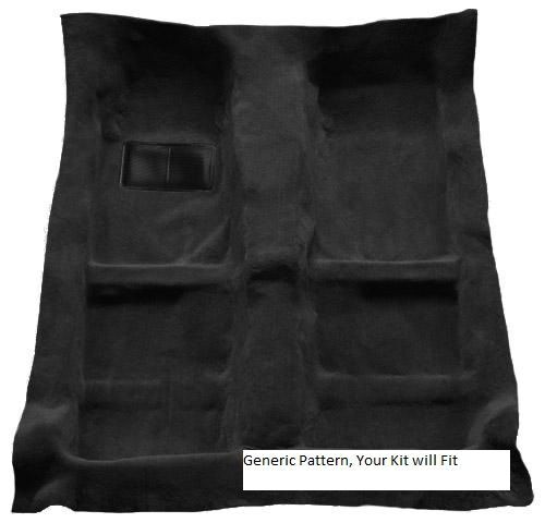 ACC Black Molded Carpet Flooring Fits – 1971-1973 Dodge Charger Auto NEW