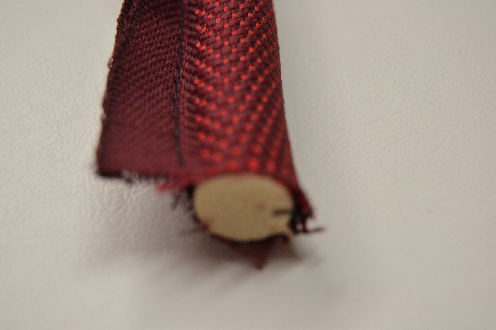 STITCHED CLOTH HEADLINER WINDLACE DARK RED / MAROON 1/2 INCH CORE TOP QUALITY