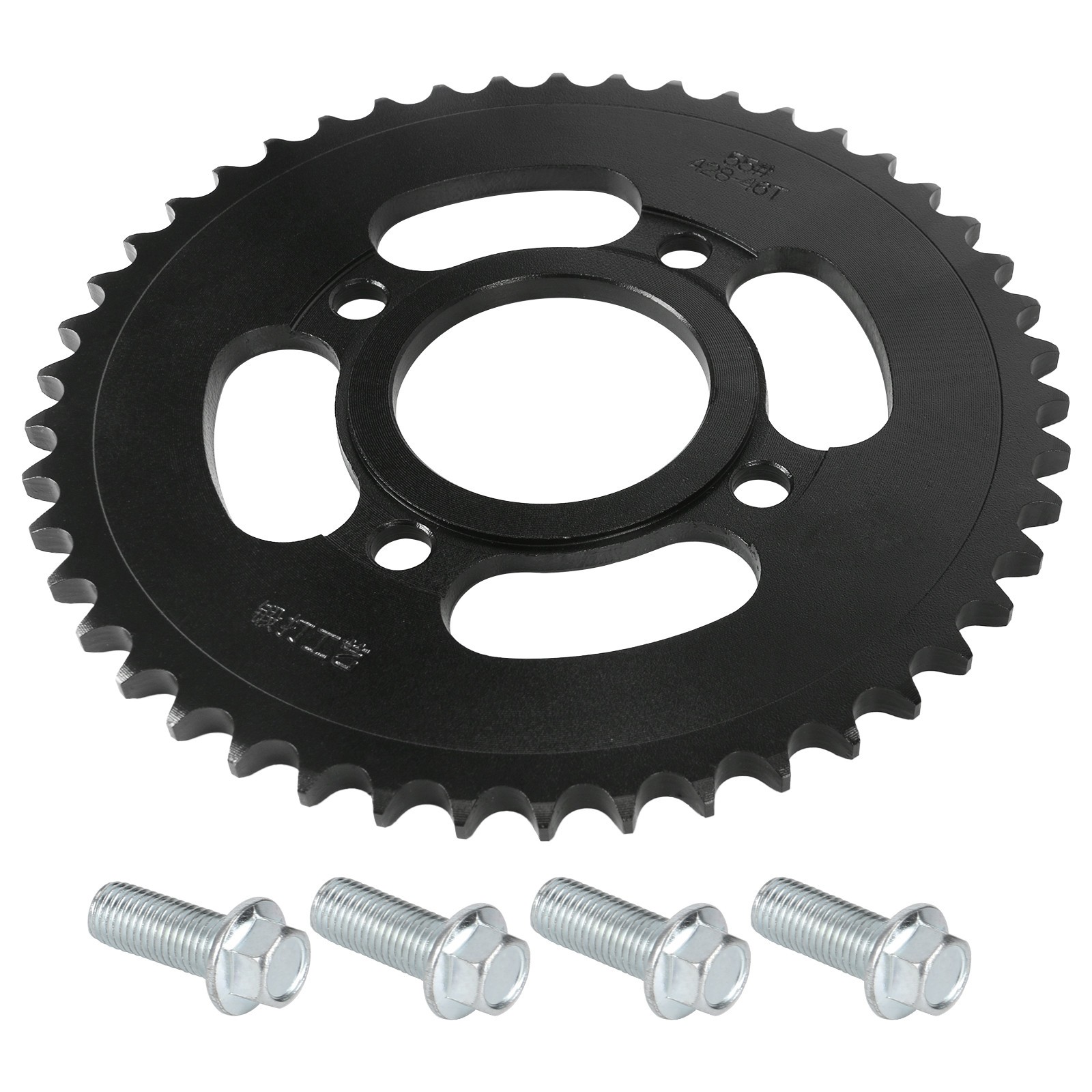Rear Drive Sprocket Black 428-46T 58mm 4 Bolt For Motorcycle Dirt Bike ATV Quad