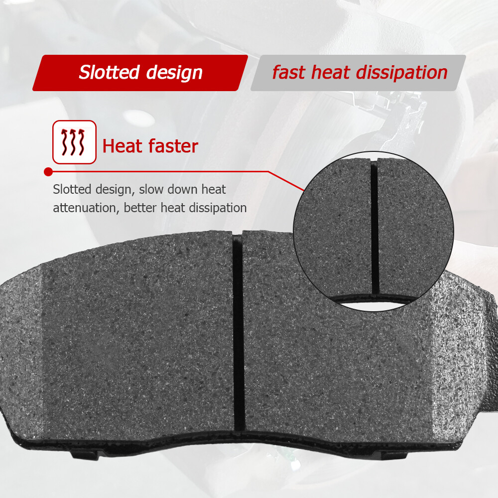 Front and Rear Ceramic Brake Pads Set for Mercedes-Benz C230 C240 SLK280 SLK300