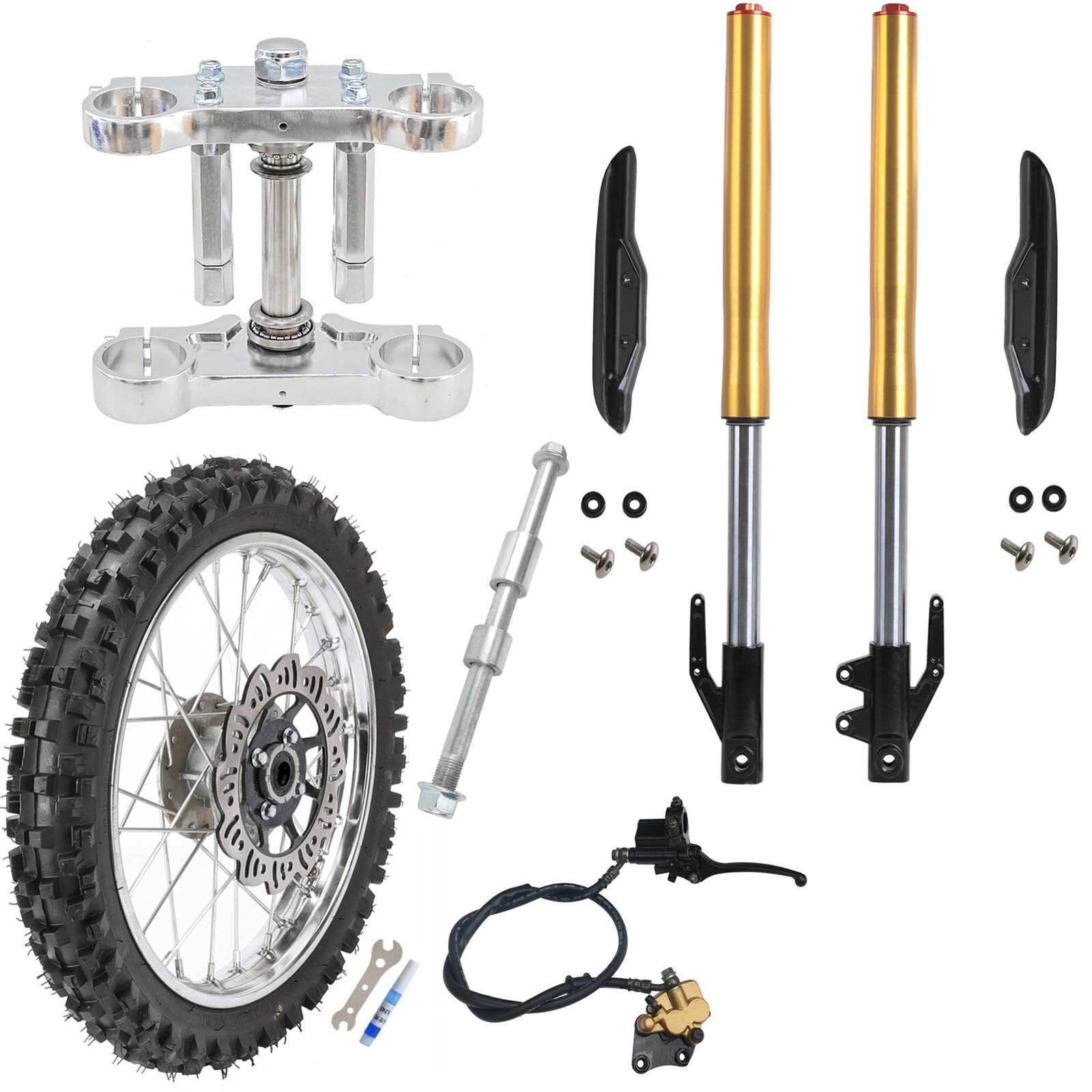 630mm Front Forks Disc Brake 60/100-14 for Dirt Bike CRF50 MX650 125cc 70 110cc