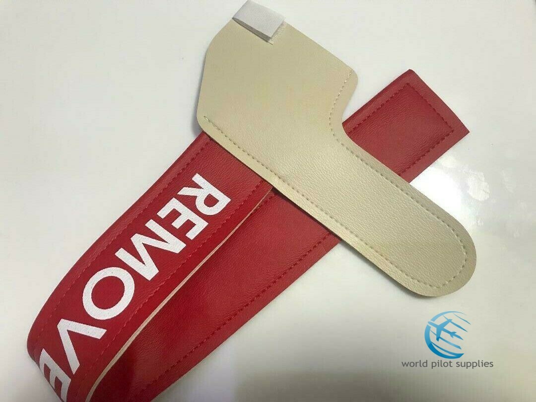 HEAVY DUTY VINYL PITOT TUBE COVER w/ REMOVE BEFORE FLIGHT STREAMER