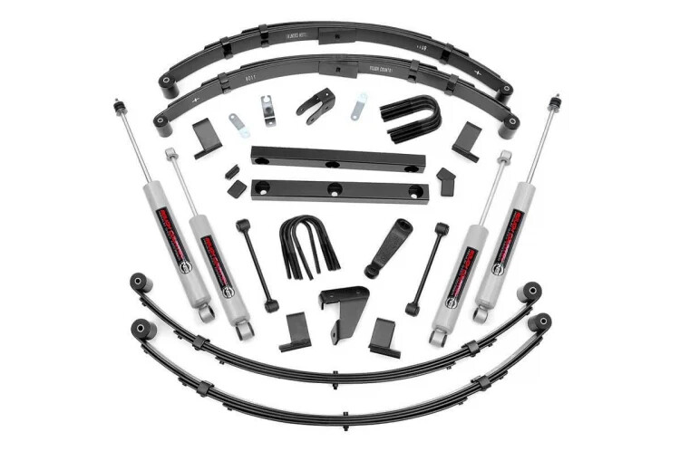 Rough Country 4″ Lift Kit with N3 Shocks fits 87-95 Jeep Wrangler YJ