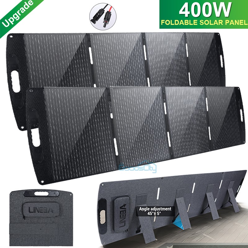 NEW IP65 Solar Panel Portable & Foldable 100W/200W/400W for RV Camping Home