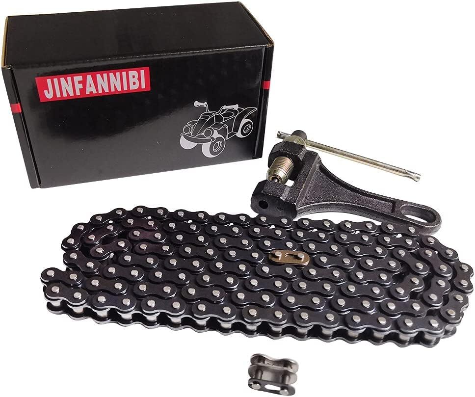 420 Chain 132 Links & Chain Breaker for 50cc 70cc 90cc 110cc 125cc Dirt Bike ATV
