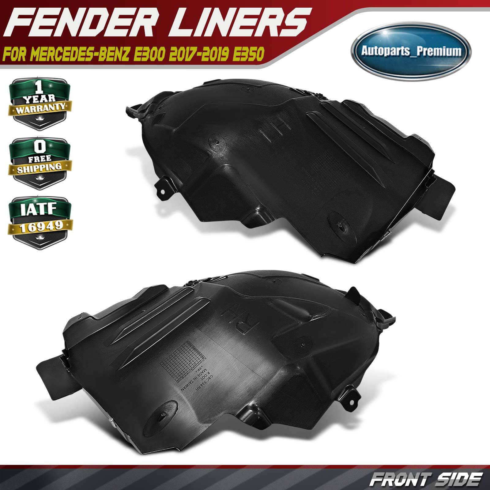 2x Front Inner Fender Liners for Mercedes-Benz W213 E300 E350 E400 E450 E53 AMG