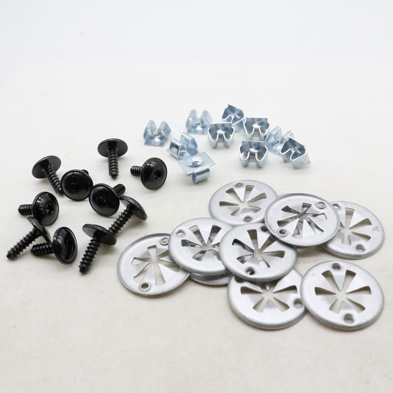 20 Set Fits VW N90775001, N10327102, N90796501 Splash Shield Nut & Screw & Clip