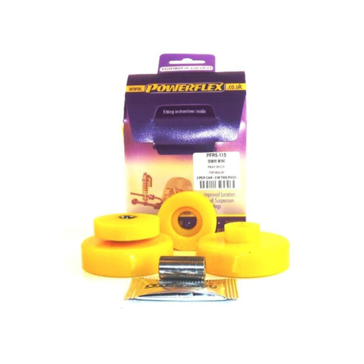 26 7572 010 Powerflex Shock Bushing Rear Upper Coupe for Mini Cooper Paceman