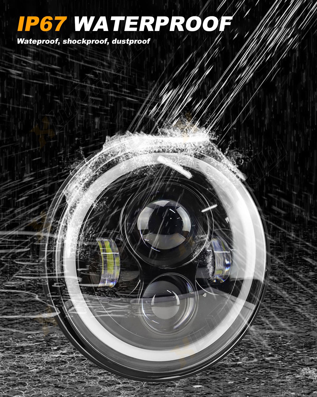 For 1990-1997 Mazda Miata MX5 MX-5 Pair 7inch Headlights Hi/Lo Beam Light
