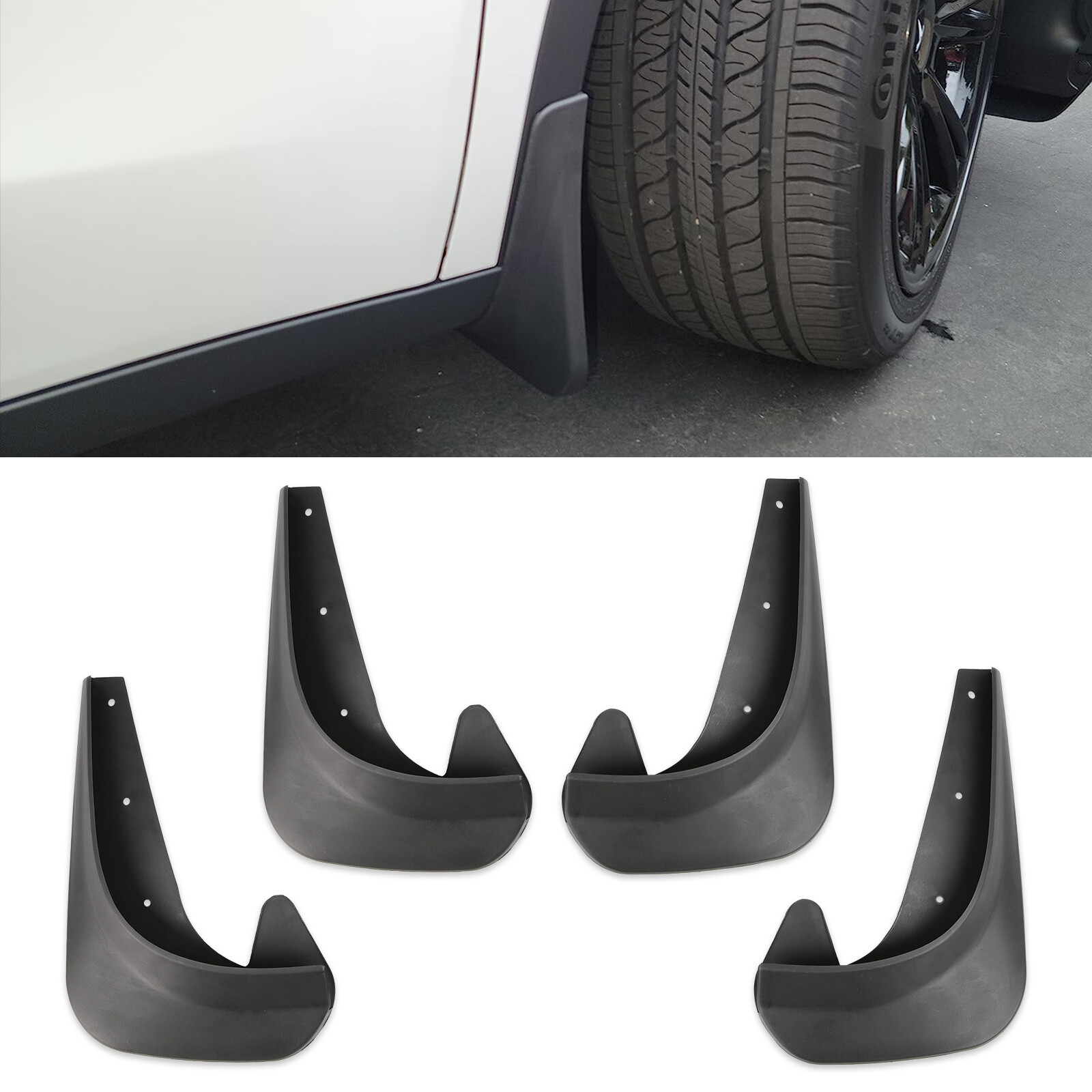 Wheels Mudguards Mud Flaps Splash Guards Front Rear For 2008-2012 Honda Accord