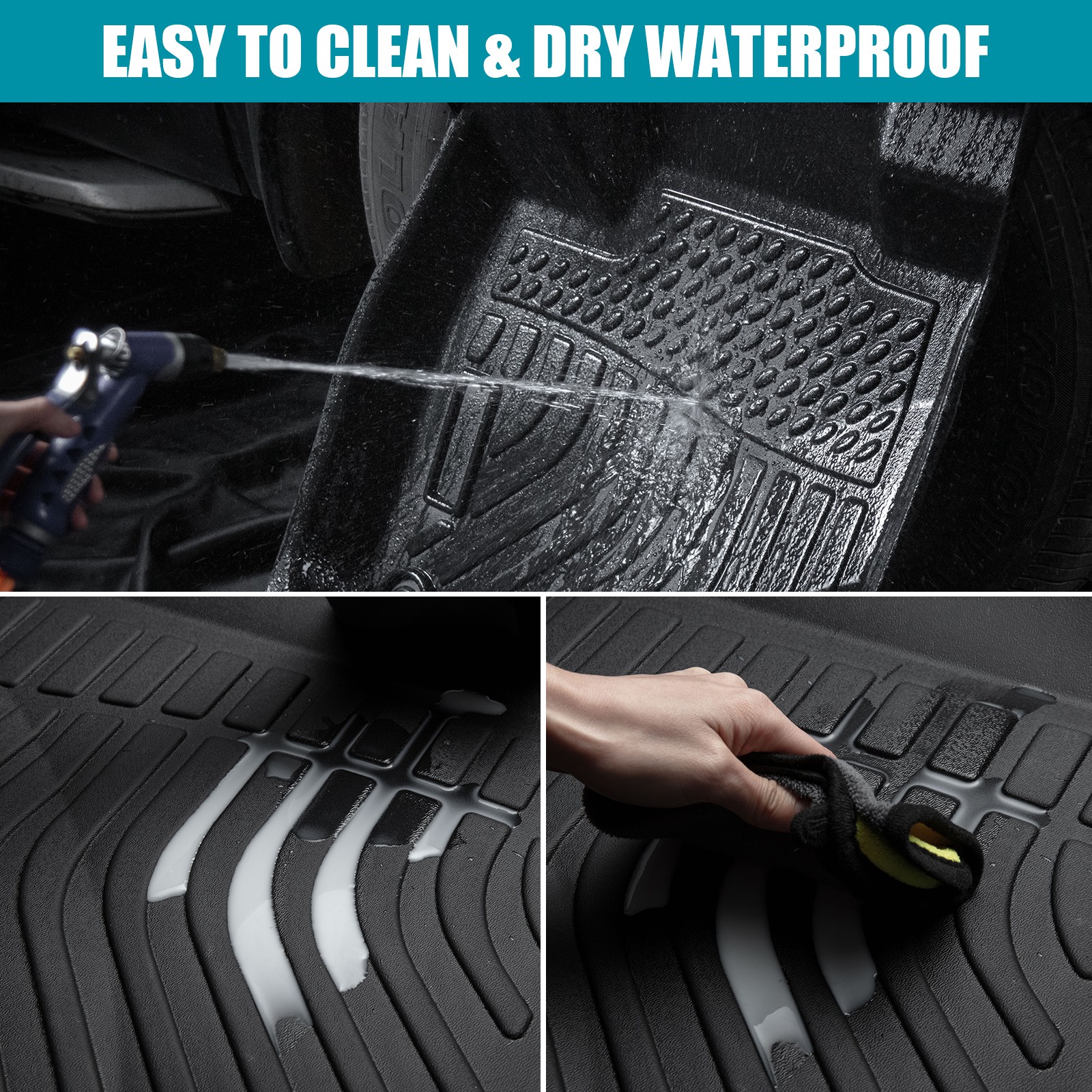 Cargo Liners Car Floor Mats for 16-19 Chevrolet Cruze No Fit 2016 Cruze Limited