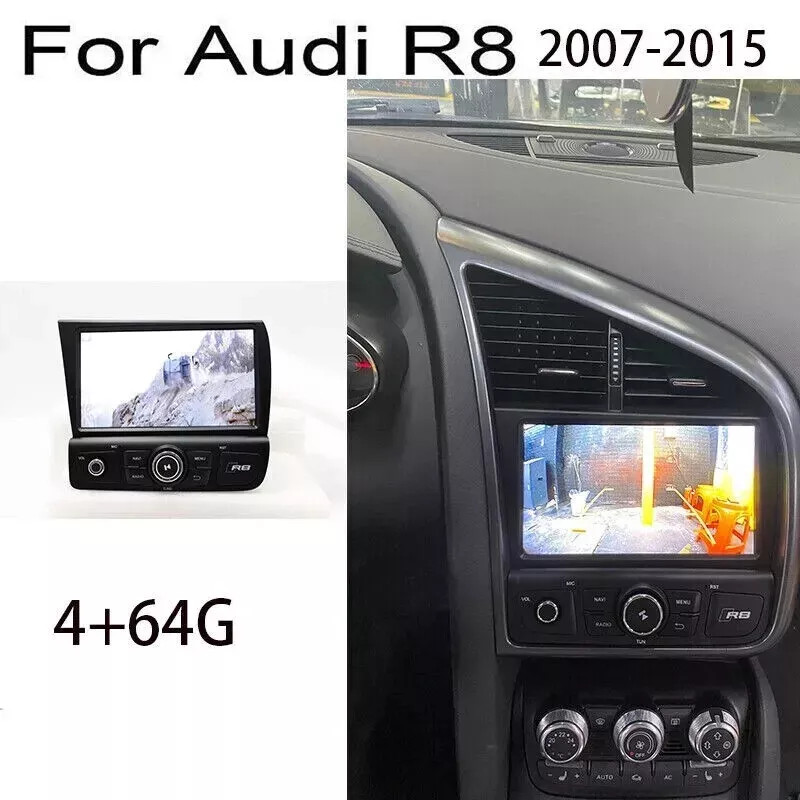 8″ 6+128gb Android Car Stereo Radio Carplay Gps For 07-15 Audi R8 V8 V10