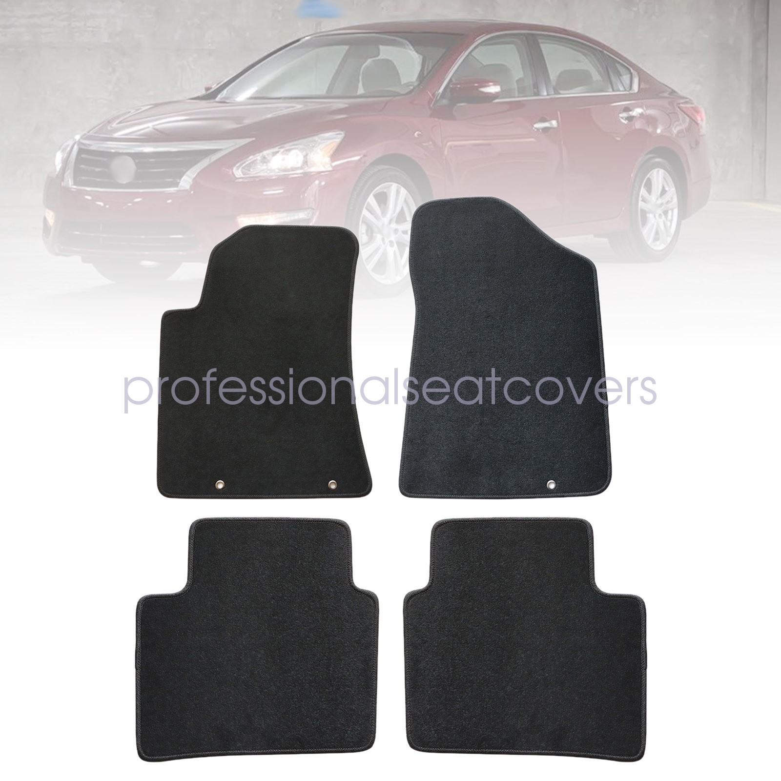 Floor Mats Carpet Velour Fits 2013 2014 2015 2016 2017 2018 Nissan Altima 5Pcs