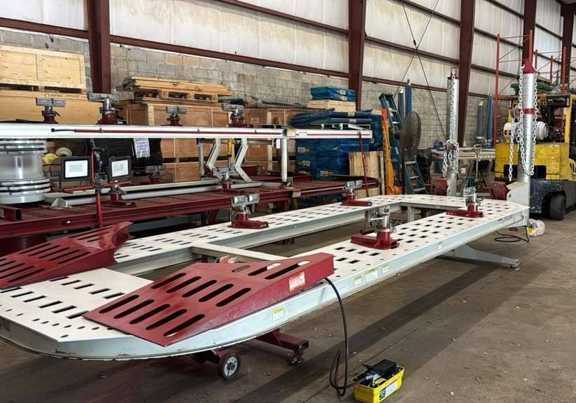 CHIEF IMPULSE TILT AUTO FRAME MACHINE 2 TOWERS 10 TON 18 FEET 10,000 LB LIFT