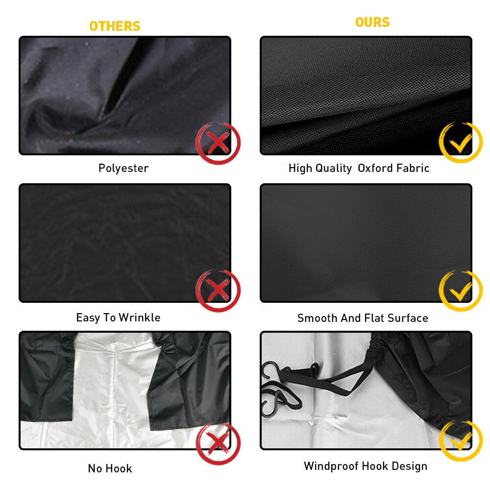 Waterproof Tire Covers Set 4 Wheel&Tyre RV Trailer Camper Sun Protector 27″-29″