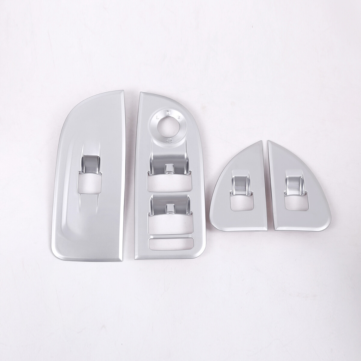 ABS Silver Car Window Glass Lift Switch Frame Trim For Alfa Romeo Giulia 2017-20