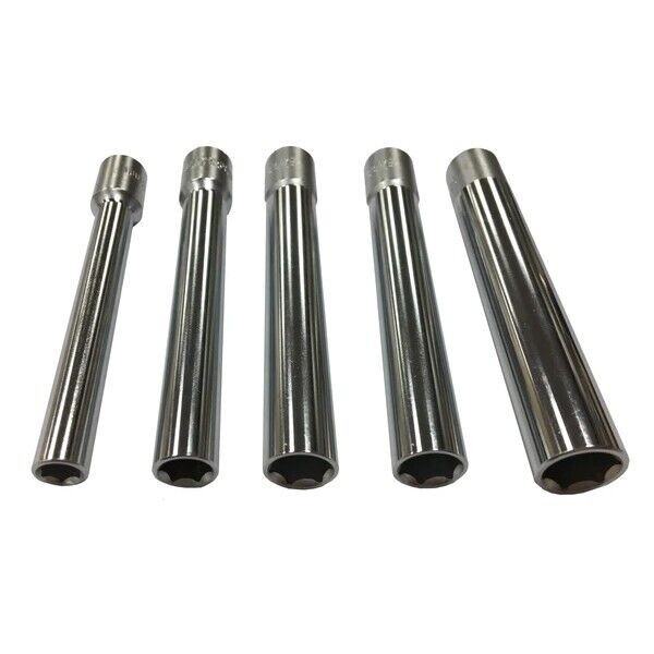 CTA Tools 1700 Deep Metric Socket Set – 5 Piece, 120mm Long, 3/8″ Drive