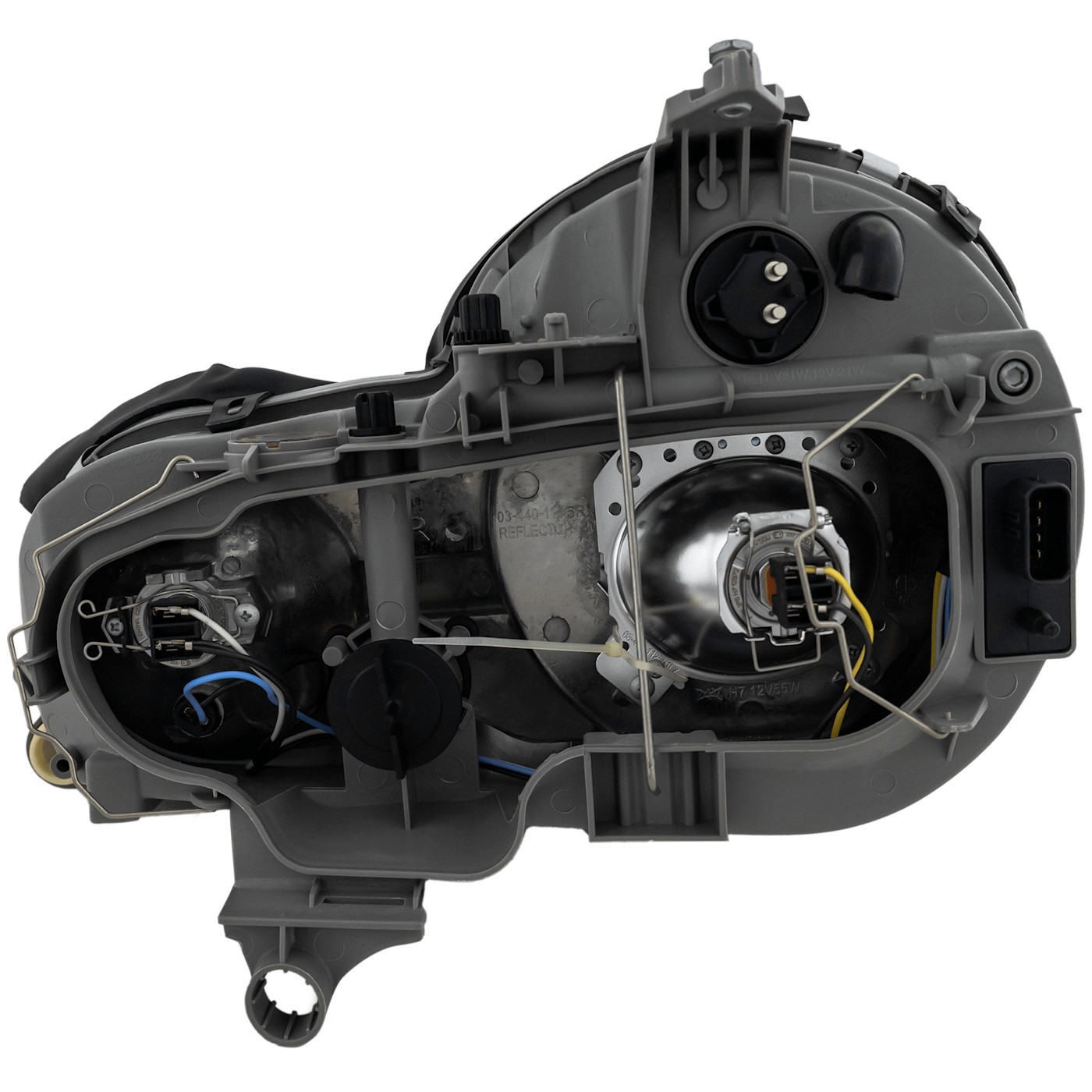 New Headlights Driving Head lights Headlamps Set of 2 Mercedes Pair