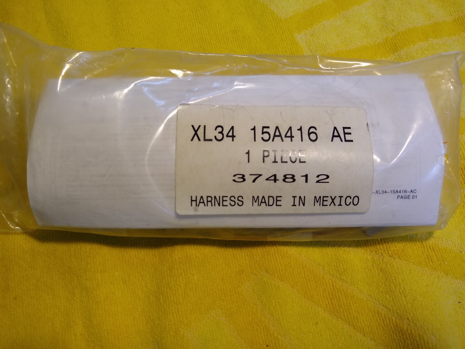 * NEW * XL34 15A416 AE TRAILER HARNESS KIT 374812 141-0859-050 FORD REPLACEMENT!