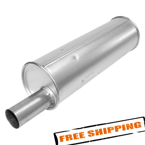 AP Exhaust 3794 Enforcer Series Aluminized Steel Round Exhaust Muffler