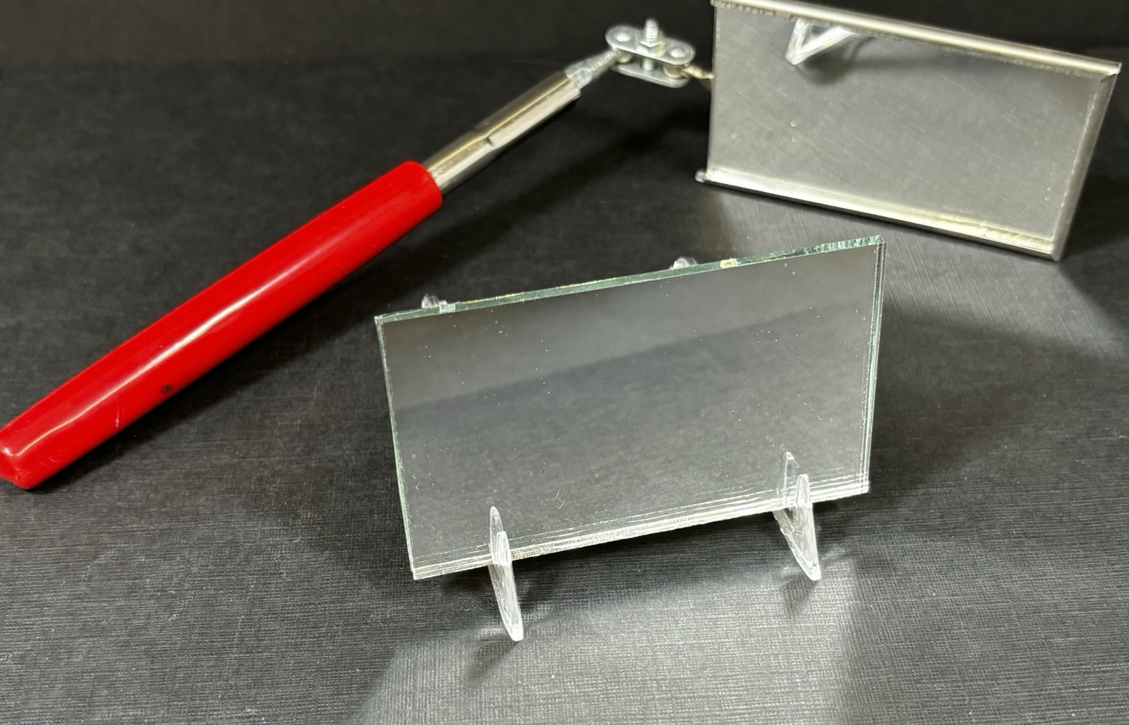 50)Ullman Devices K-2 Replacement Mirror 2 1/8”x3 1/2”Telescoping Inspection QTY