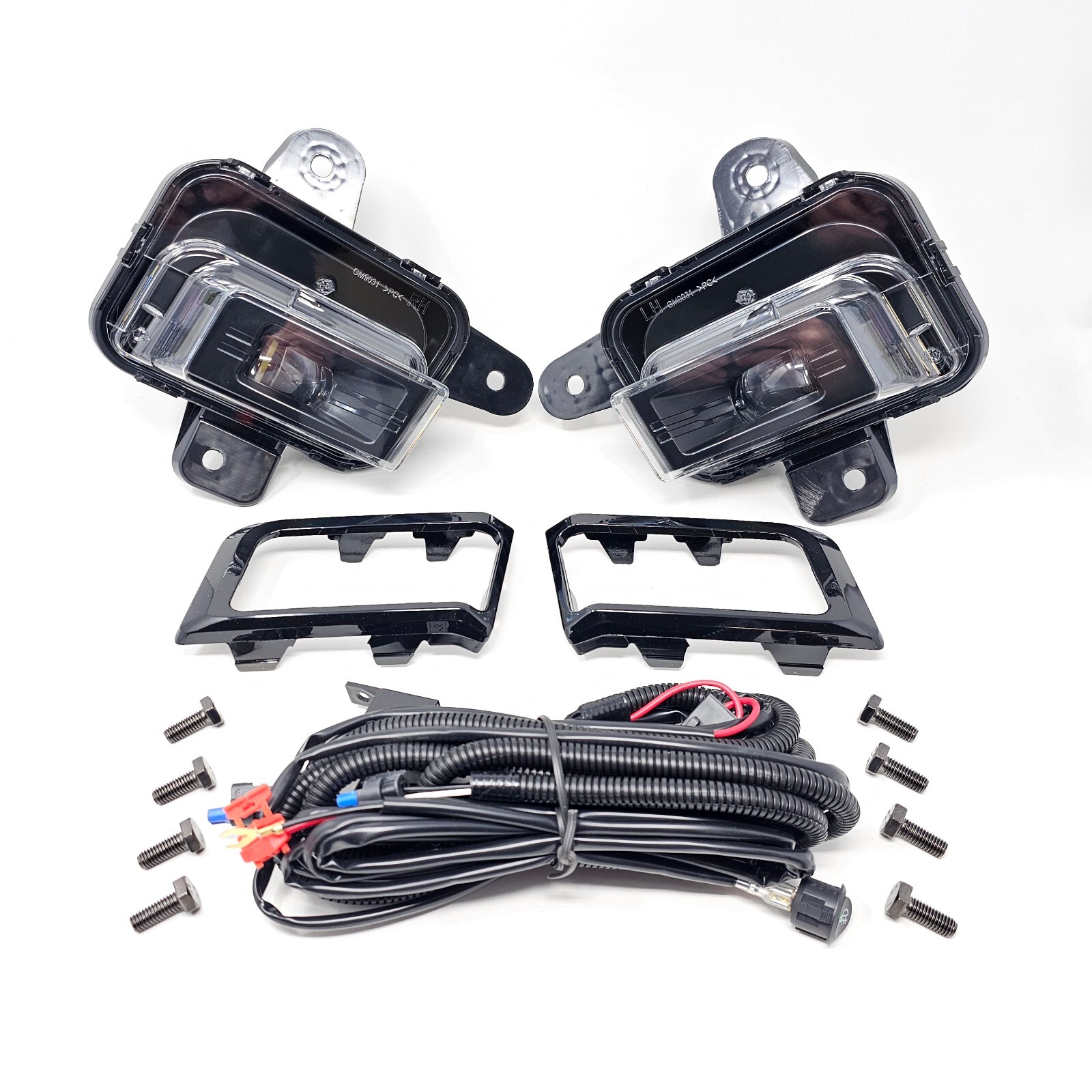 For 2022-2024 Sierra 1500 LED Fog Light w/ Bezel Wires AT4 Denali SLT Elevation