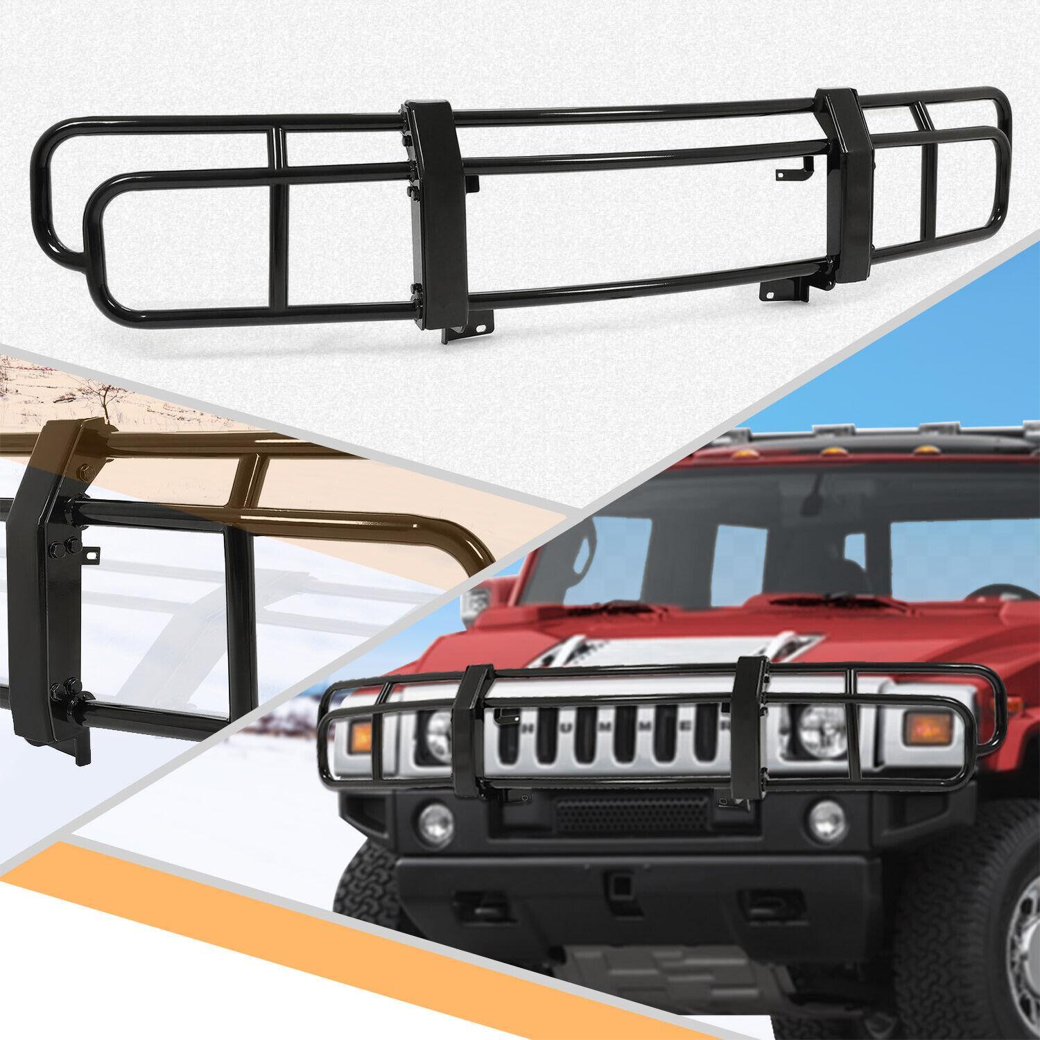 For Hummer H2 2003-2009 Heavy-Duty Steel Front Bumper Brush Grille Guard Frame