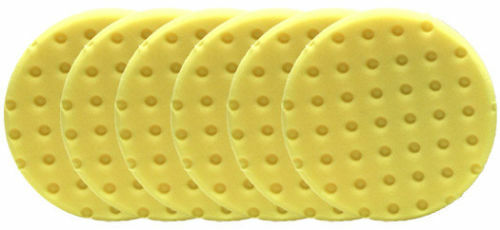 6 PK Lake Country yellow cutting CCS Foam Pads DA 5.5″