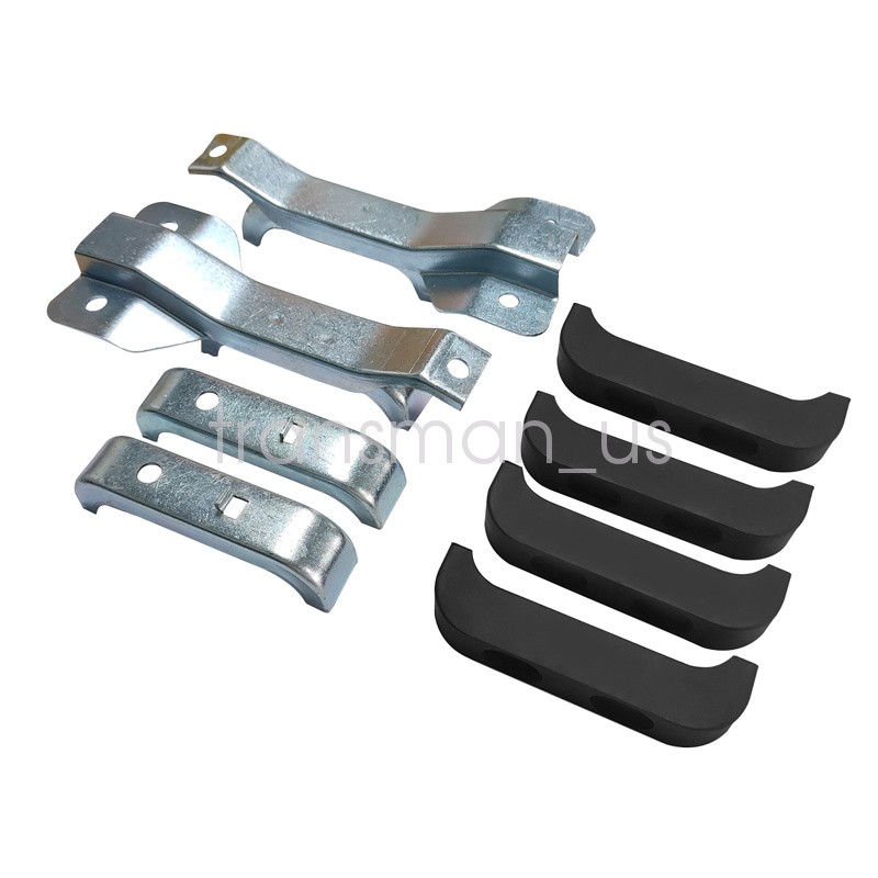 4 Core Heavy Duty Radiator Bracket Kit, 1099ZB 1099ZC 4-Row Radiator Support Kit