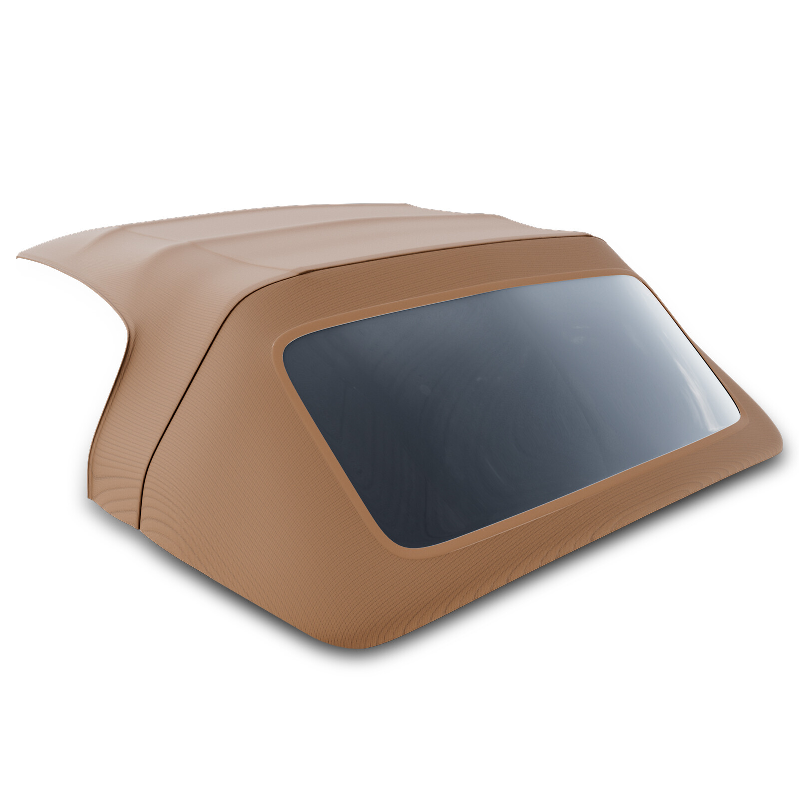 Tan Convertible Soft Top for 71-94 Alfa Romeo GT Veloce Spider w/ Plastic Window