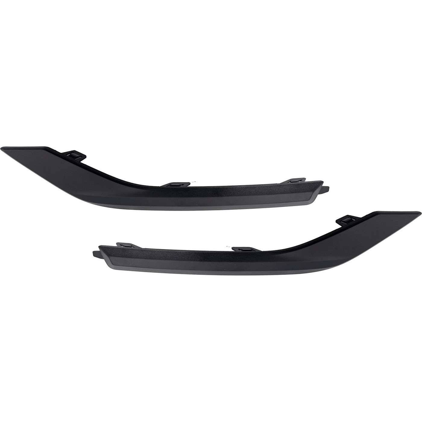 Set of 2 Bumper Face Bar Trims Molding Step Pads Rear Driver & Passenger Pair