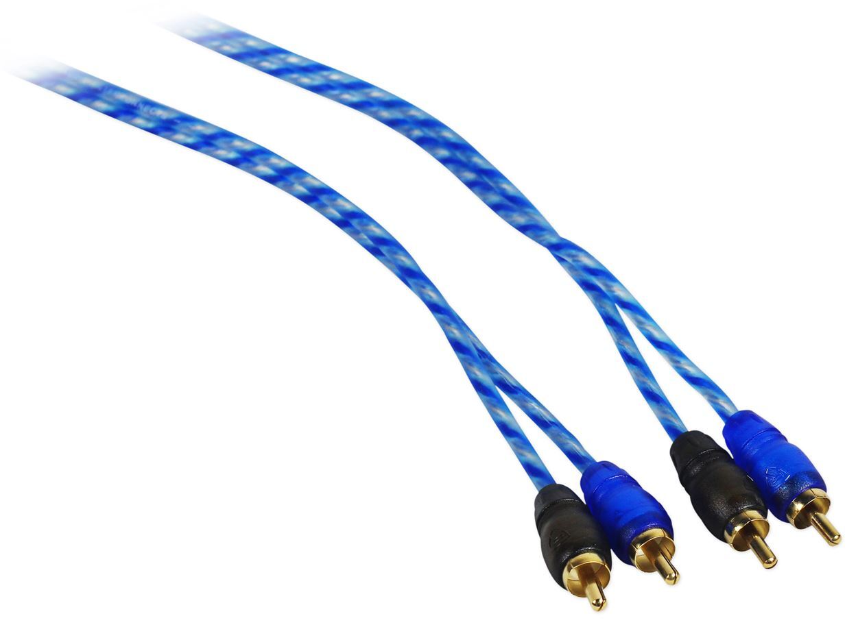 Rockville RWK81 8 Gauge Complete Amp Installation Wire Kit with 100% Copper RCA