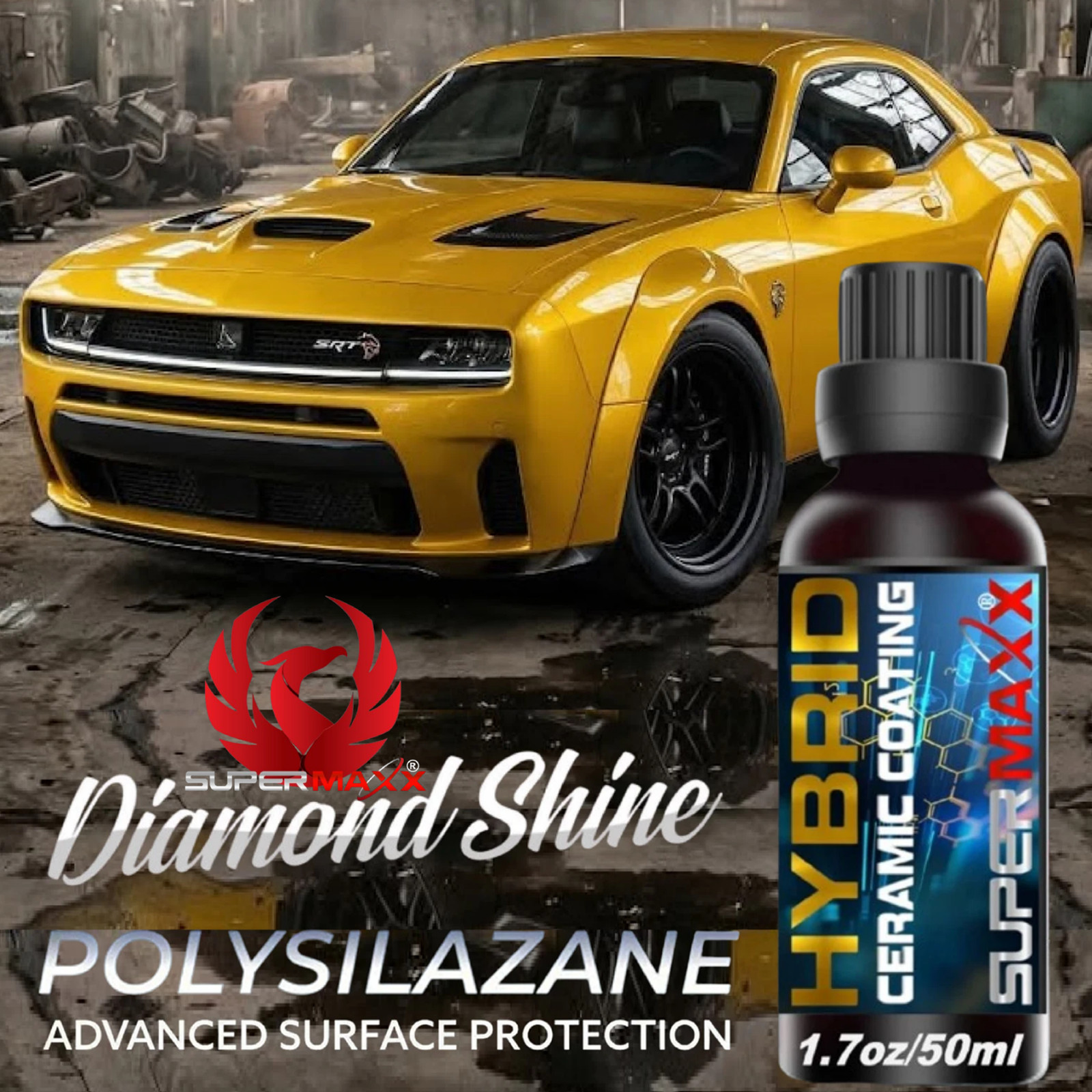 CERAMIC CAR COATING HIGH GLOSS 10H ”SCRATCH RESISTANT” PAINT PROTECTION – 50ML