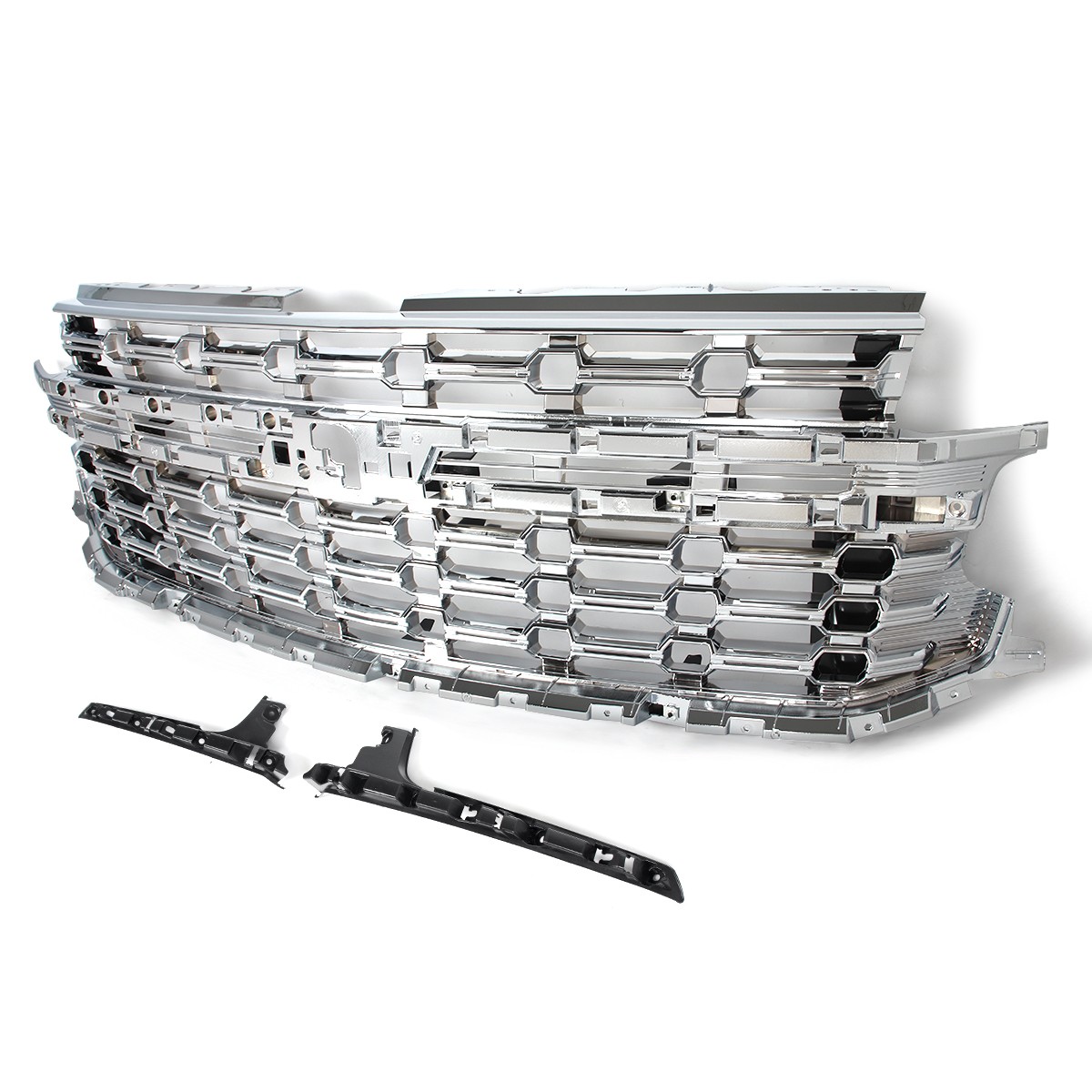 Chrome Front Bumper Upper Grille For Chevrolet Suburban Tahoe LS / Z71 2021-24