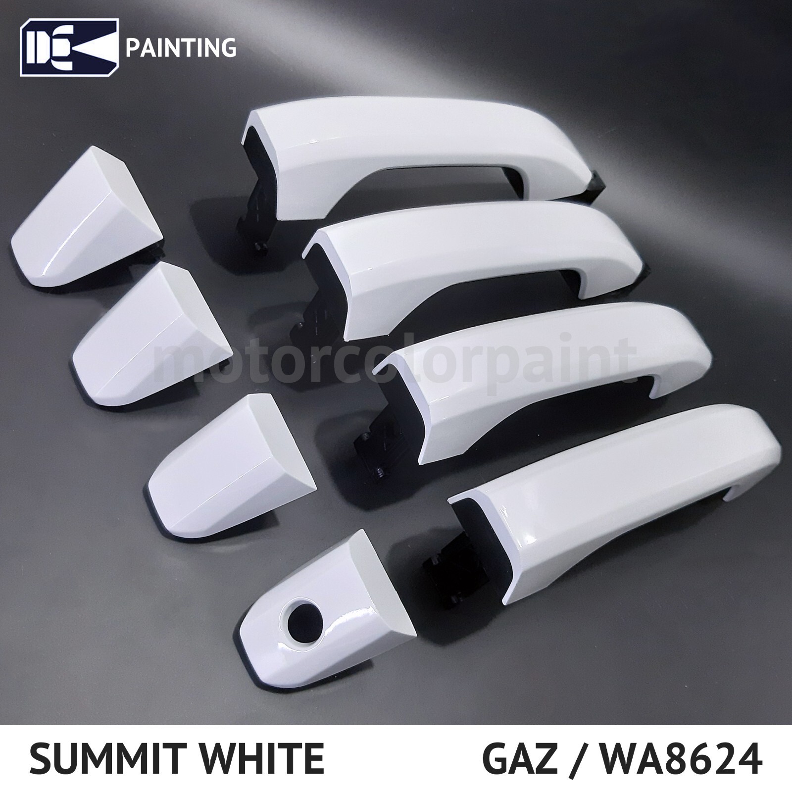2020-2025 Silverado Front & Rear Door Handle Summit White GAZ WA8624