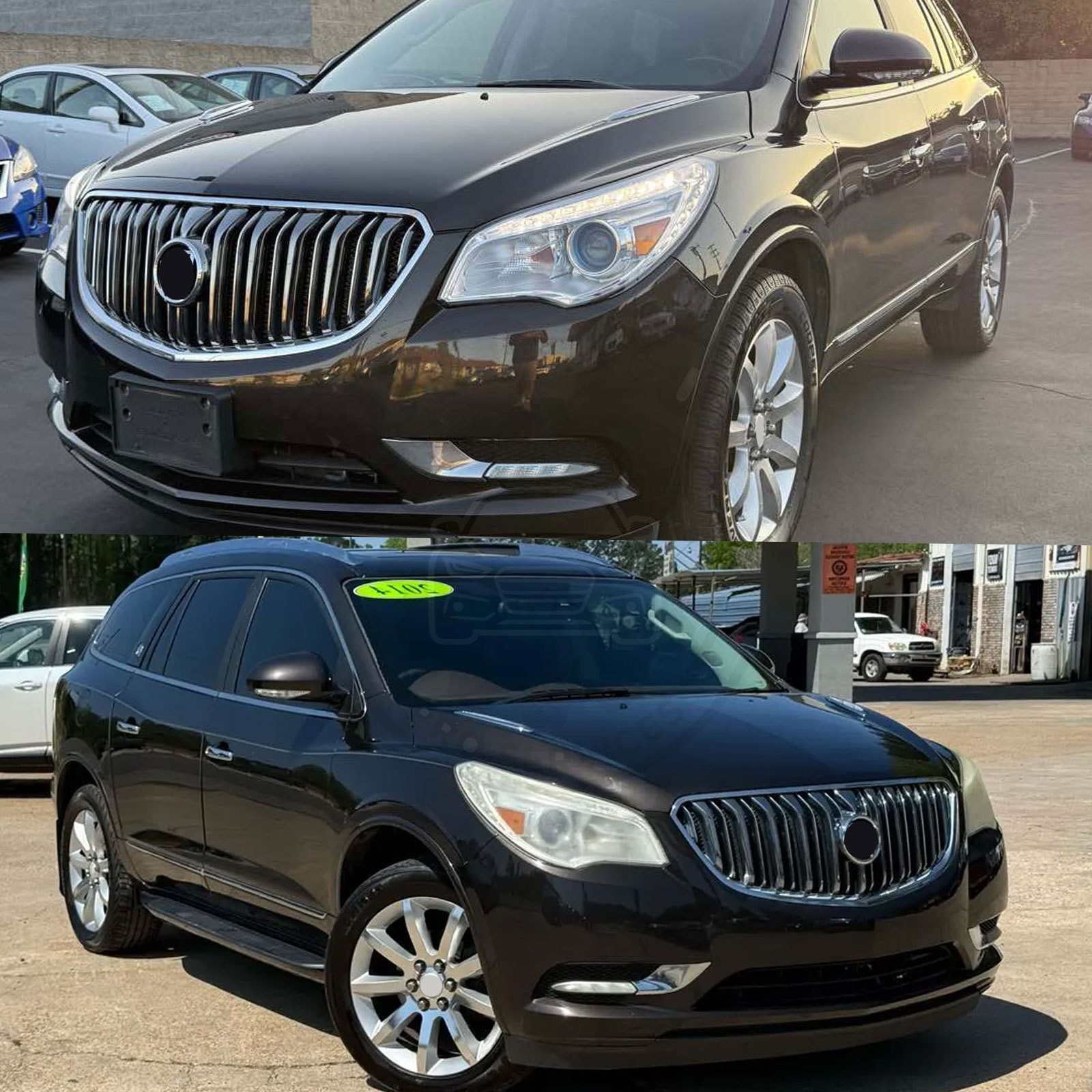 For Buick Enclave 2013-2017 Front Upper Bumper Grille Chrome Black Grill New