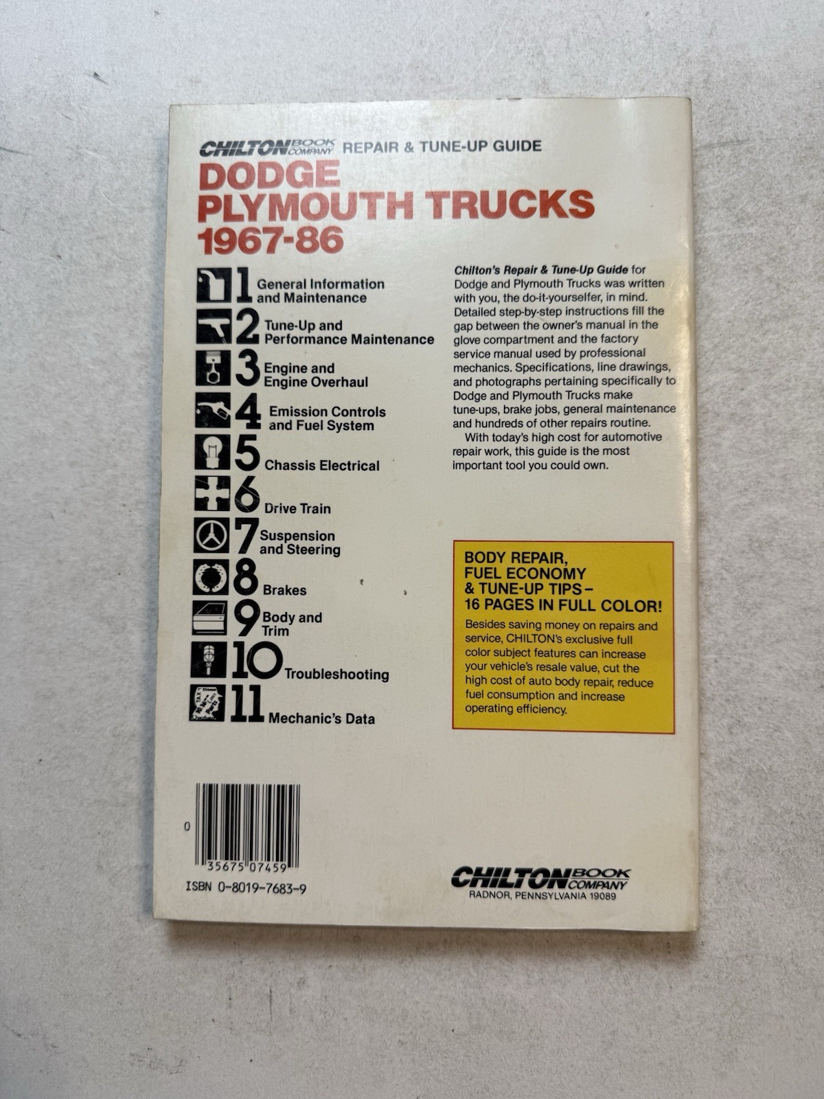 Dodge D150 Truck Pick-up 1967-1986 Shop Service Repair Manual 4X4 Engine Body AC