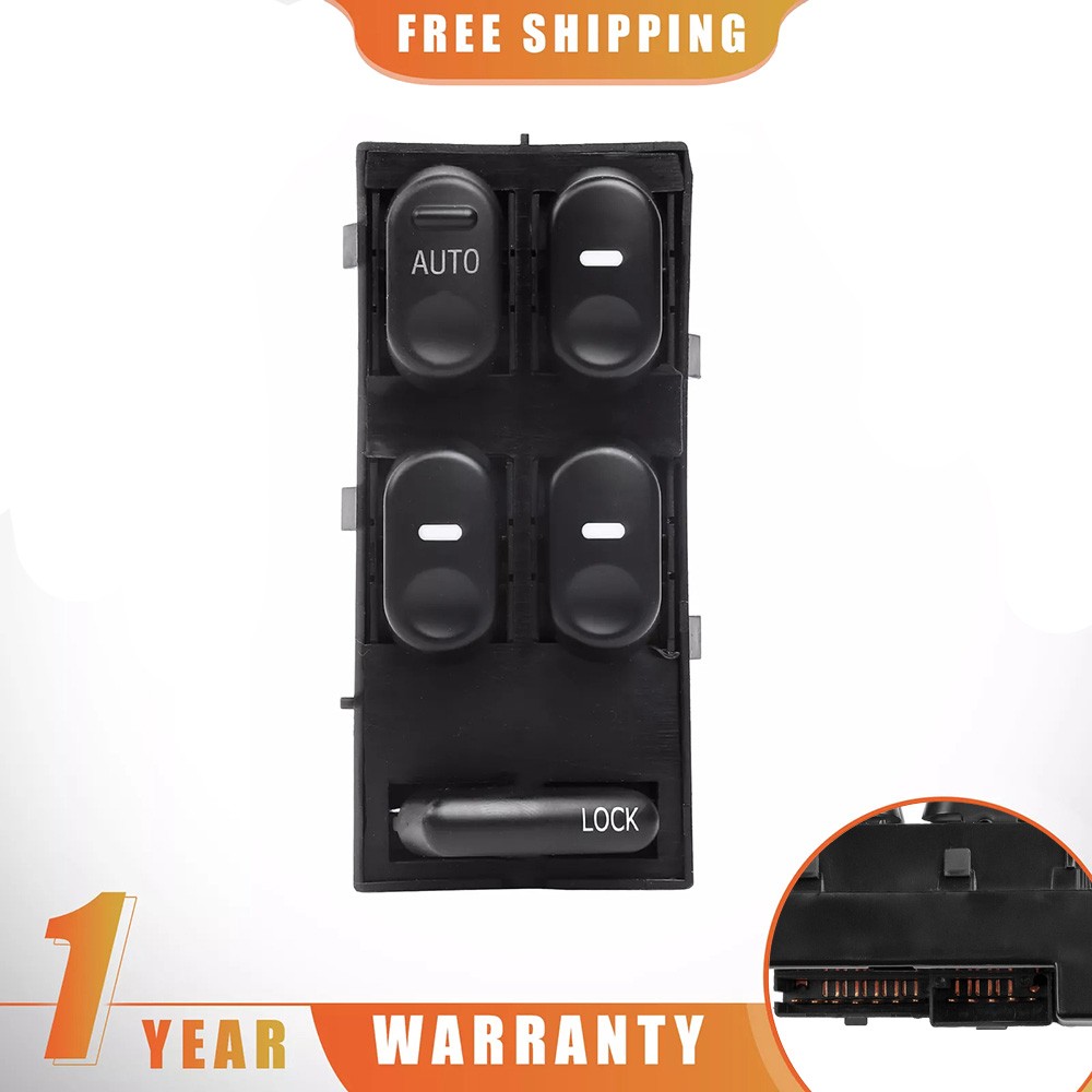 Front Driver Left Power Window Switch For 1997-2005 Buick Century Regal 10433029