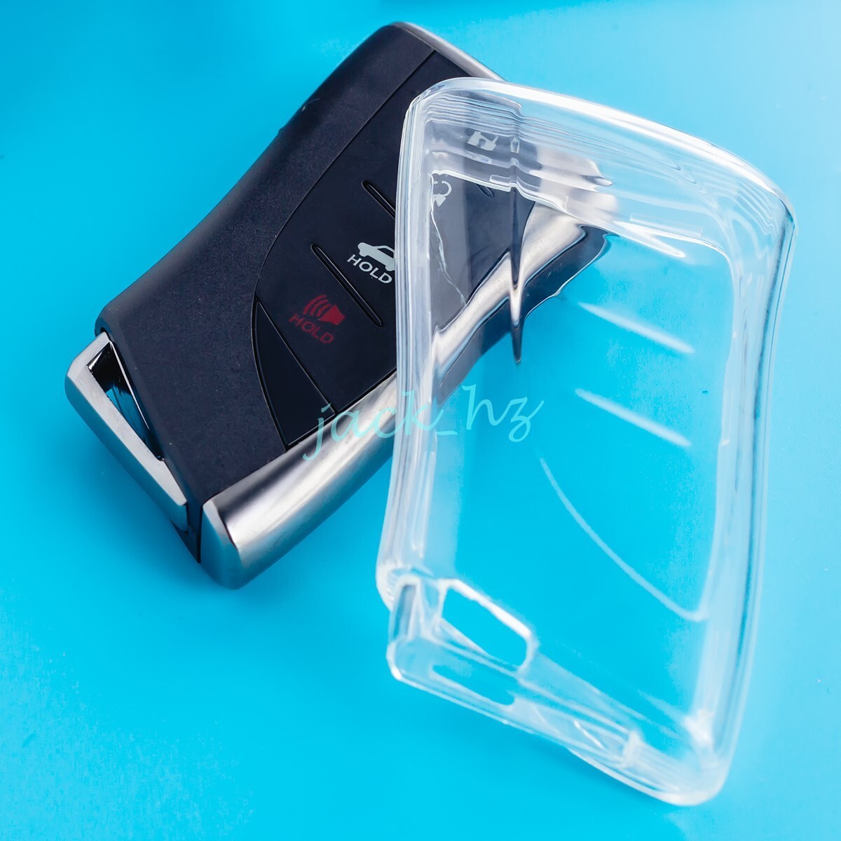 Transparent Clear Car Key Fob Cover Case Bag For For Lexus NX RX UX ES LC LX LS