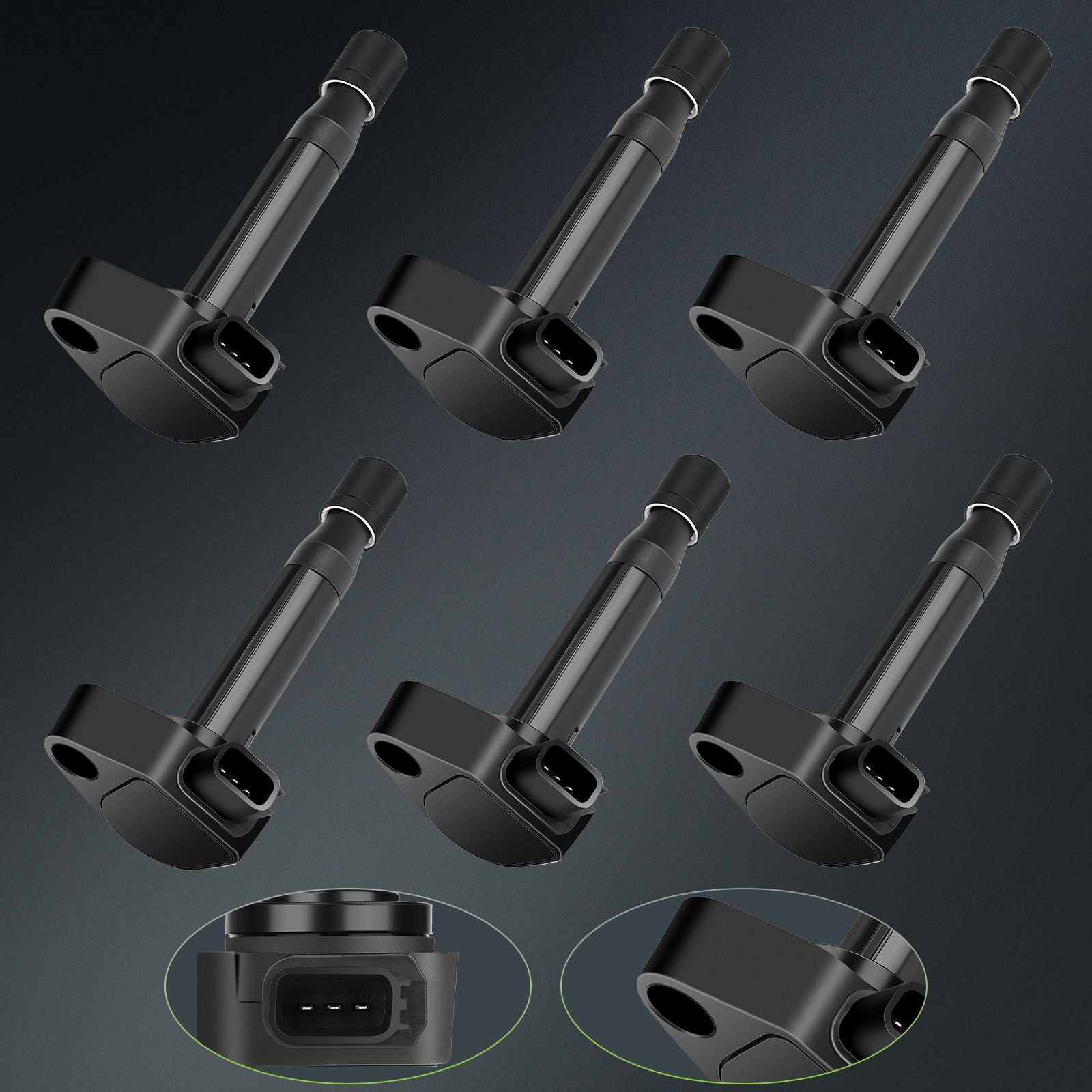 6PCS Ignition Coil For Honda Odyssey Accord 3.5L 3.0L Acura TL CL 3.2L UF242