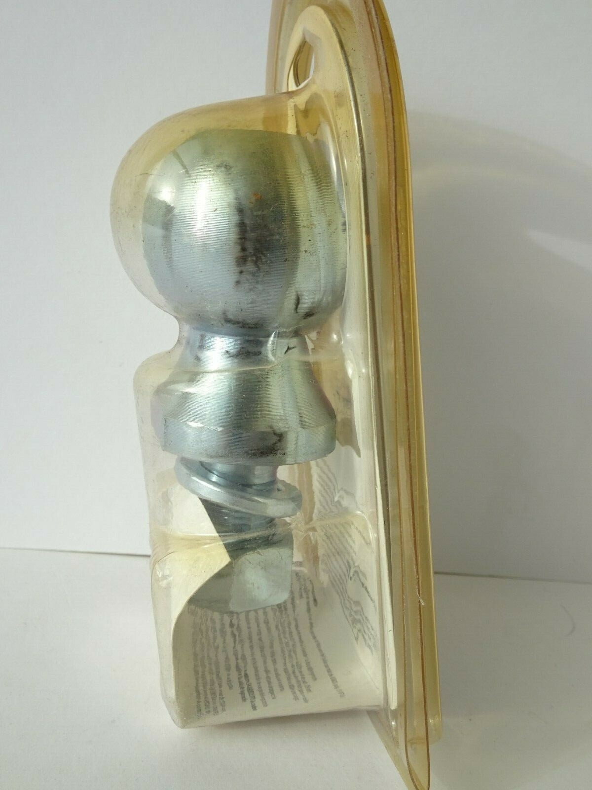 2 inch Zinc Trailer Hitch Ball, 3/4 inch shank 3500 pounds, Tow Ball, NEW