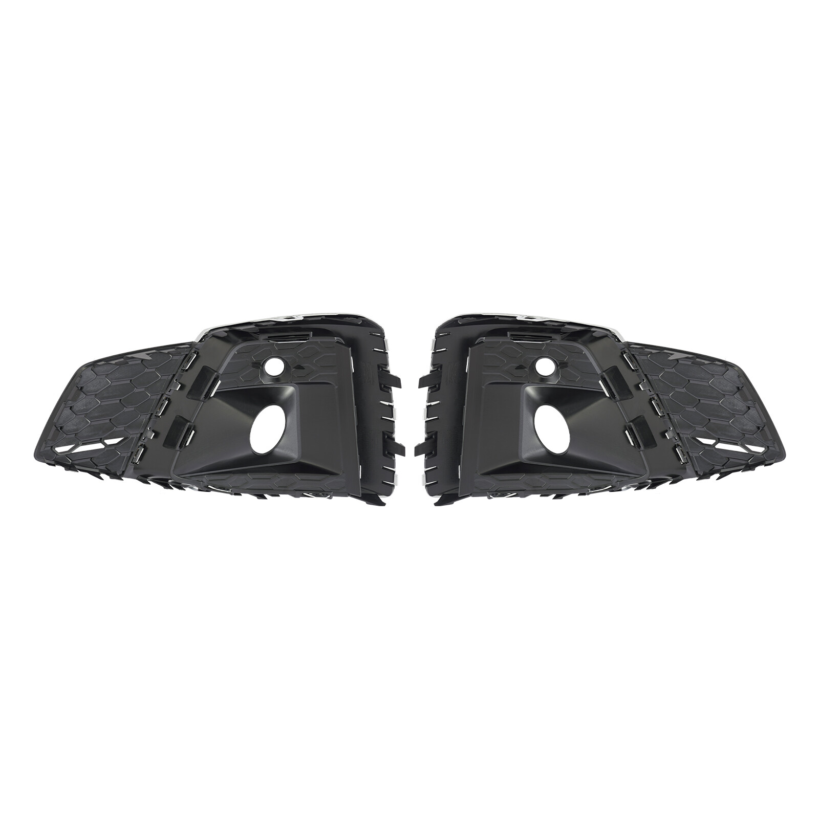 2020-2022 Audi A5 S5 Front Fog Light Covers Chrome 2 Pcs