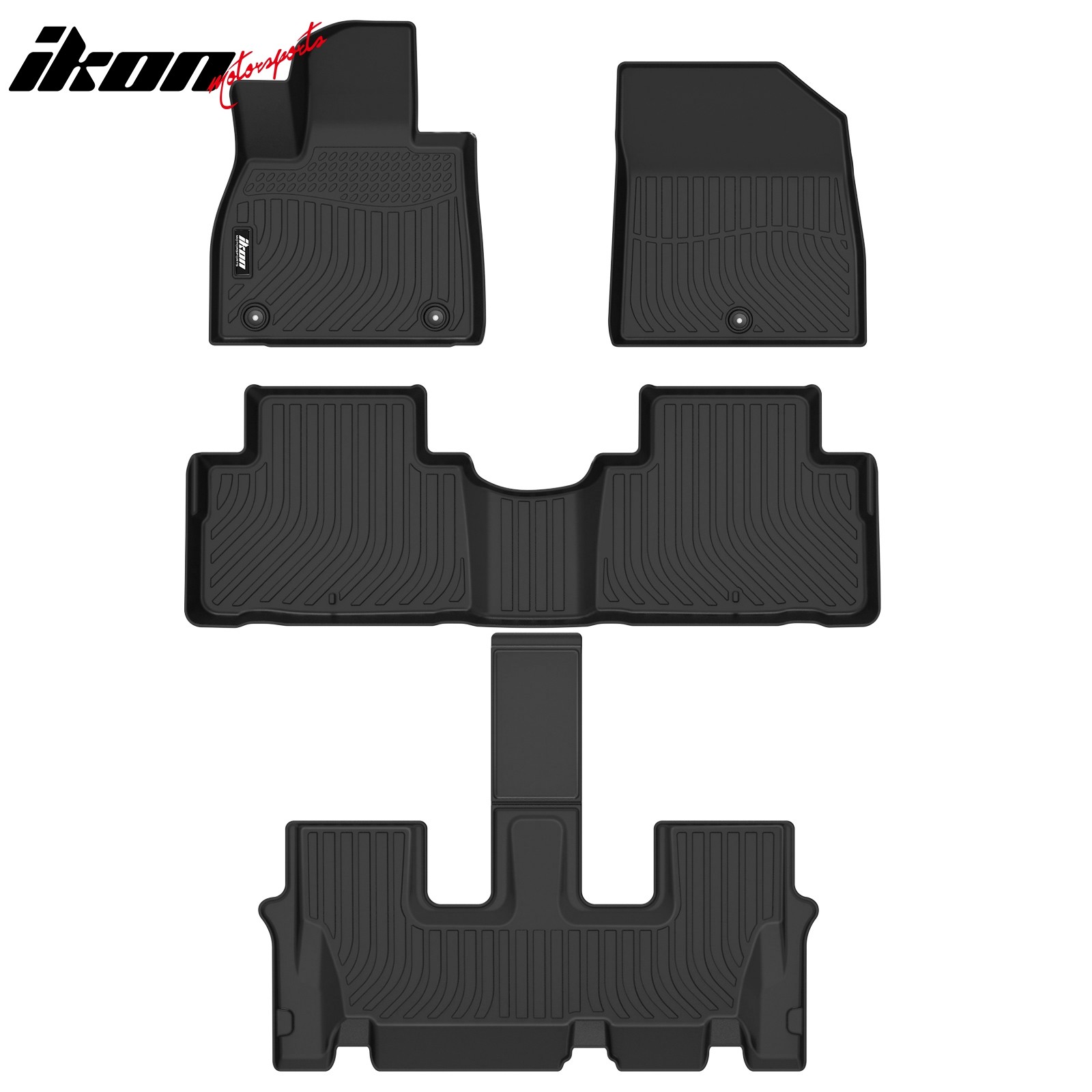 Fits 20-25 Hyundai Palisade 7 & 8 Seats Heavy Duty TPE Floor Mats Liners Guard